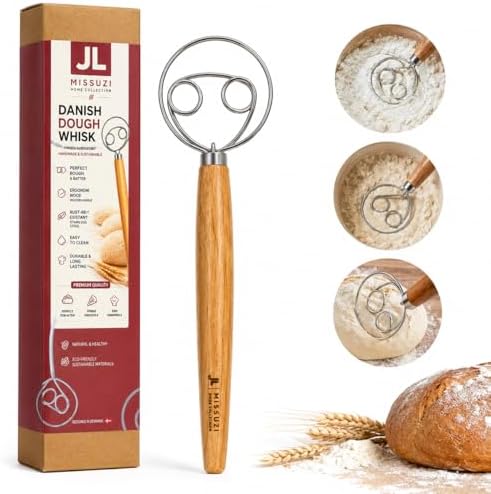 JL Missuzi Home Collection - Danish Dough Whisk (Hamur Karıştırıcı) - Görsel 3
