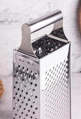 Metal Rende, Paslanmaz Çelik, Çok Amaçlı ve Dayanıklı Tasarım, Sebze, Peynir ve Meyve Rendesi, Ergonomik Saplı, Kolay Temizlenebilir, Mutfak için Pratik ve Şık - Görsel 3