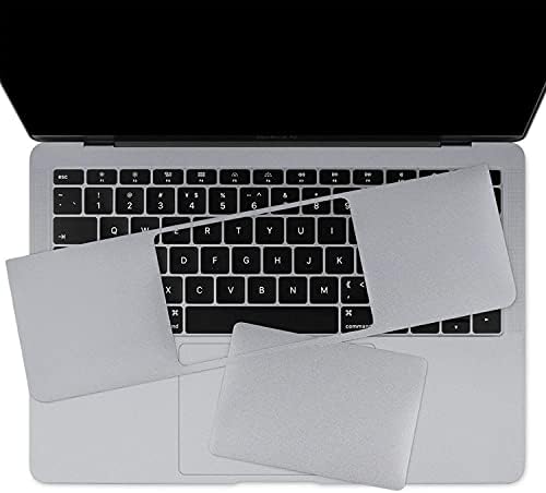 MacBook Pro 13 İnç Touch Bar Palm Koruyucu + Trackpad Koruyucu A1706 A1708 A1989 A2159 Uyumlu 2016-2019 Avuç İçi ve Touchpad Koruma Seti Gri
