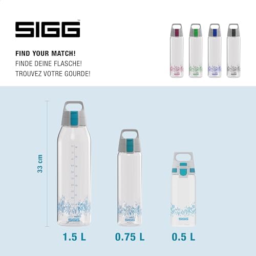 Total Clear ONE MyPlanet Trinkflasche, BPA-freie und auslaufsichere Trinkflasche, bruchfeste Sport Trinkflasche aus Tritan mit Fruchtfilter - Görsel 3