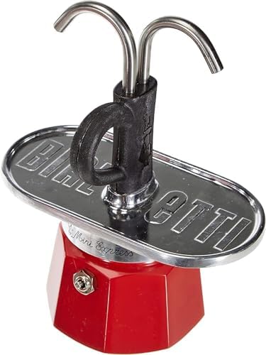 - Set Mini Express: Ocak Üstü Espresso Pişirici + 2 Cups - Renk Kırmızı - Görsel 3