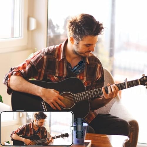 Alternative view of K35 Wireless Microphone Kablosuz Yaka Mikrofonu 360° Çok Yönlü Gürültü Azaltma Type-C Android Akıllı Telefon ile Uyumlu YouTube için Tablet Facebook Canlı Akış Video Kaydı Vlog Röportaj uyumlu