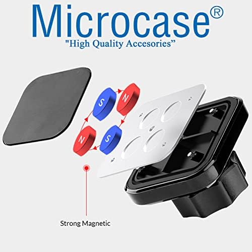 Microcase Araç İçi Izgaralıktan Kavramalı Manyetik 360 Derece Döner Telefon Tutucu - AL3736 - Görsel 3