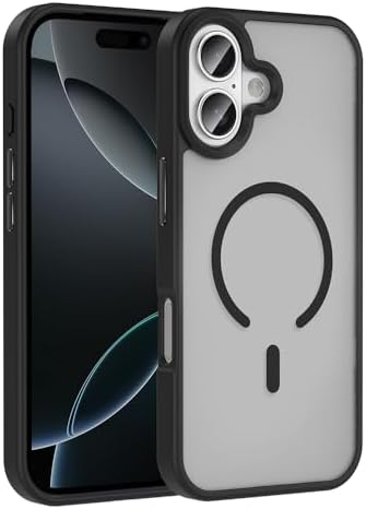 Alternative view of Senon Apple iPhone 17 İçin Kılıf Magsafe Uyumlu Şarj Özellikli Mat Arka Yüzey Zore Sio Kapak (Siyah)