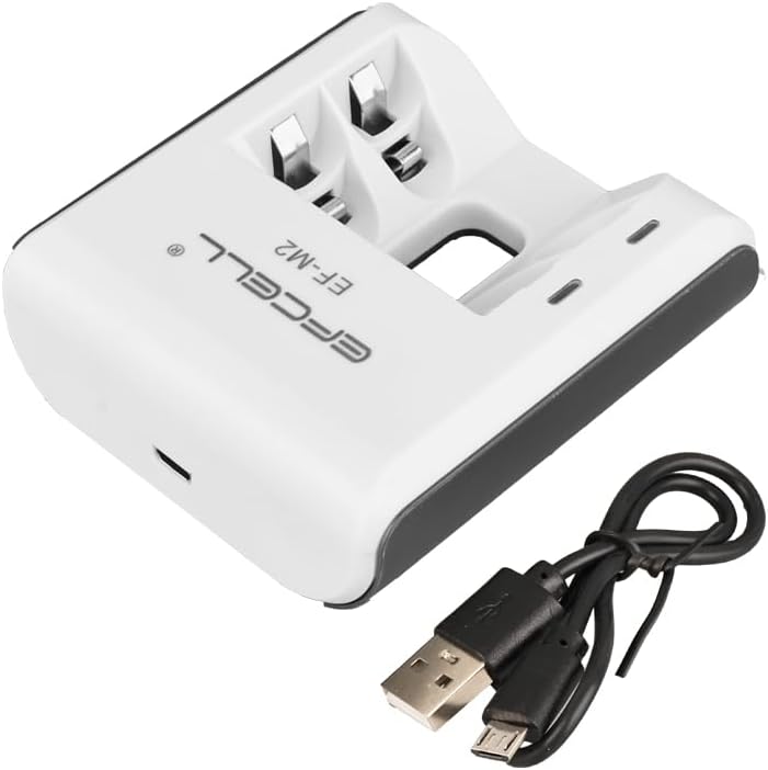 Alternative view of EF-M2 Pil Şarj Aleti 2Li Usb AA-AAA Ni-Mh Ni-Cd X