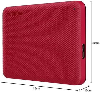 Alternative view of Canvio Advance 2.5" 1TB USB 3.2 Gen-1 Kırmızı (HDTCA10ER3AA) Taşınabilir Harici Sabit Disk