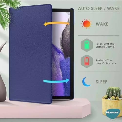 Galaxy Tab S10 Ultra X920 Kılıf 360 Rotating Stand Deri Siyah [Galaxy Tab S10 Ultra X920 ile Uyumlu Kılıf - Siyah]