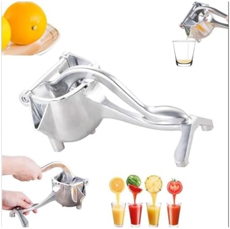Metal Meyve Sıkacağı - Dayanıklı Metal Yapı, Portakal Limon Greyfurt İçin Pratik Narenciye Sıkacağı, Ergonomik Tasarım