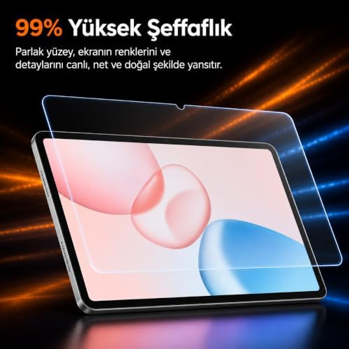Honor Pad 10 12.1 inç Ekran Koruyucu 9H Parlak Nano Şeffaf - Görsel 3