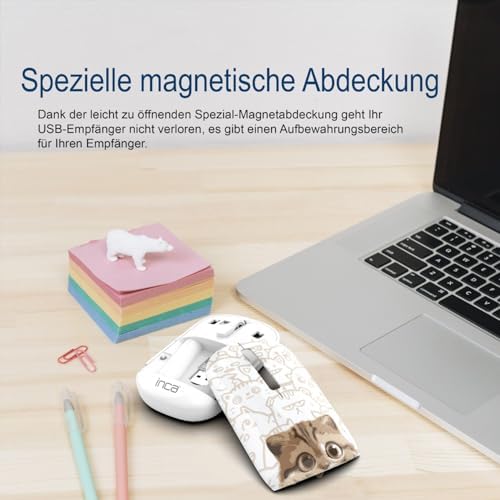 Alternative view of IWM-242K Bluetooth 5.4 + 2.4G Kablosuz Sessiz Optik Mouse | Şarjlı 500mAh Batarya | Çift Modlu Bağlantı | 800-1600 DPI | Manyetik Kapak | Sağ-Sol El Uyumlu | Windows, Mac, Android