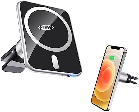 HP-A07 15W Kablosuz Şarj Araba Telefon Tutucu Ayarlanabilir Havalandırma Için Magsafe Yüksek Kalite Tutucu Premium