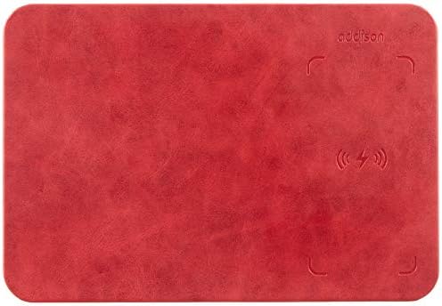 Alternative view of Addison WMP-15 28,5x19,5x0,5cm Kırmızı Kablosuz Şarj+Mouse Pad