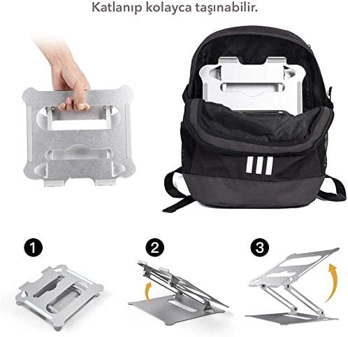 iDock N30 Alüminyum Ergonomik Tam Ayarlı Laptop Bilgisayar Standı