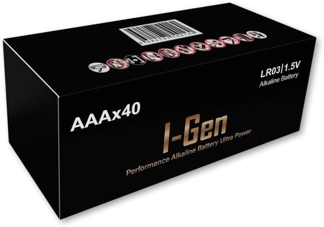 Alternative view of I-Gen A115 Ultra Alkalin AAA İnce Kalem Pil 40'lı Paket LR03 1.5V