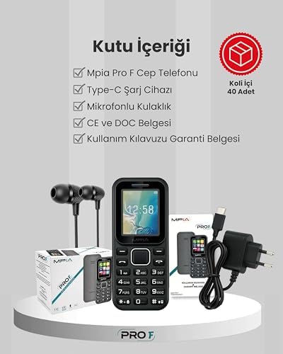 Yerli Üretim Kamerasız Tuşlu Cep Telefonu 7 Gün Şarj Asker Yaşlı Öğrenci Telefon 2 Yıl Garanti