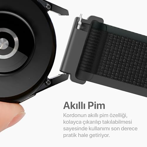 22mm ile Uyumlu Saatler için Trail Loop 46mm Yumuşak Kumaş Kordon Watch (GT6 Pro/GT6/GT5 Pro/GT5/GT4/Watch 4 Pro/GT3/GT3 Pro/GT2/GT2 Pro) - Görsel 3