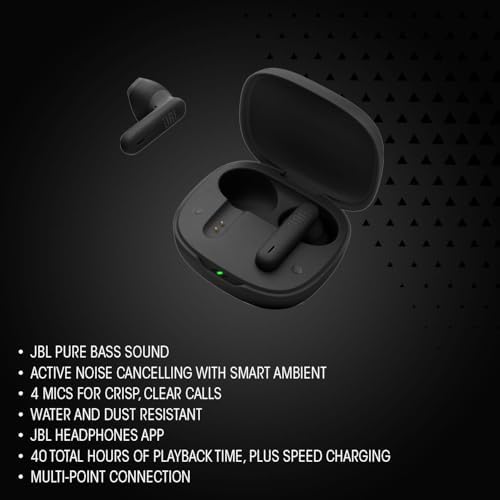 JBL Wave Flex 2, kablosuz Bluetooth kulak içi kulaklık, 40 saat oynatma süresi, JBL Pure Bass ses, akıllı ortam teknolojisi, IP54 su ve toz korumalı, çok noktalı bağlantı, beyaz - Görsel 3