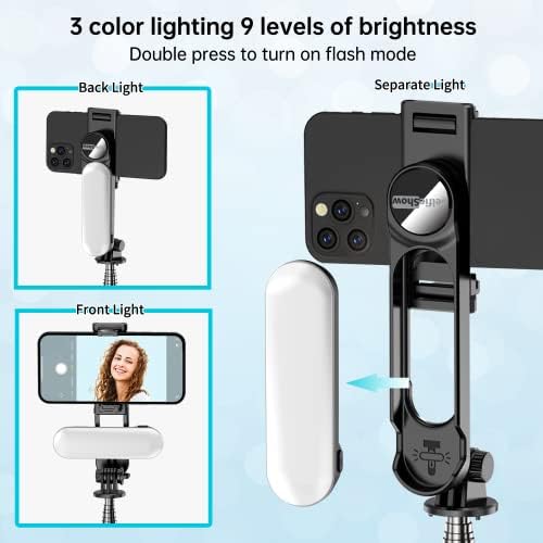 Alternative view of Çıkarılabilir Dolgu Işıklı Sabit Selfie Çubuğu Tripod, iPhone, , ,  ve Diğer Akıllı Telefonlar için Kablosuz Uzaktan Kumandalı 360 ° Dönebilen Genişletilebilir Cep Telefonu Tripodu