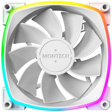 RX 120 ARGB Ters Fan 1600PWM, Üst Düzey Dayanıklılık, Sessiz Performans ve Çarpıcı ARGB Tasarımı (120 mm, Beyaz) - Görsel 2