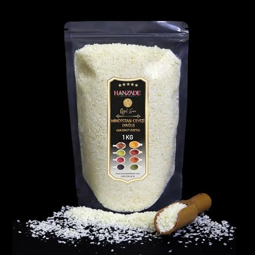 Alternative view of Hanzade Bitkisel Hindistan Cevizi İri Taneli Rende 1 KG - Yağı Alınmamış Tam Yağlı