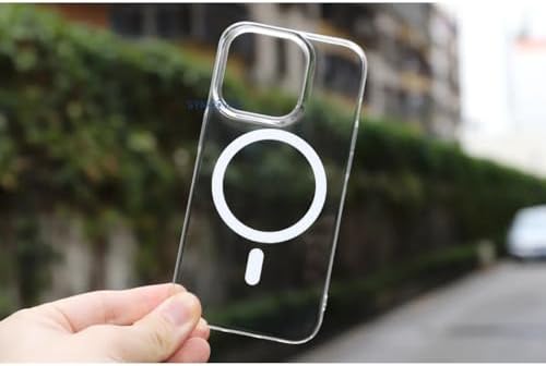 Alternative view of iPhone 16 Pro Uyumlu MagSafe Manyetik Mat Kılıf Güçlü Bağlantı PC+TPU Darbe Önleyici Yükseltilmiş Kamera Koruma Kablosuz Şarj Destekli Şeffaf