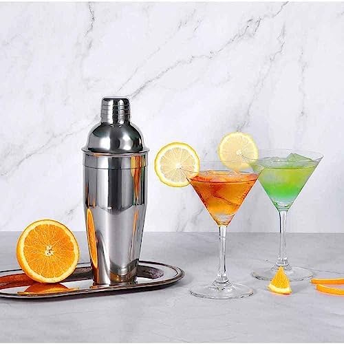 Perlotus 550 CC Çelik Kokteyl Shaker Karıştırıcı Profesyonel Kalite