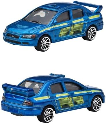 Fast and Furious Graphic Remix Auto LANCER EVOLUTION VII - Model Cast Ölçek 1:64 - Uzunluk 7 cm - JBY47 - Görsel 3