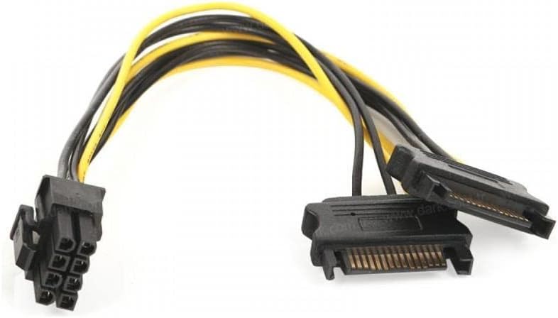 Dark DK-CB-P203 2 x SATA - 6+2 PIN PCI-E Dönüşütürücü Güç Kablosu - Görsel 2