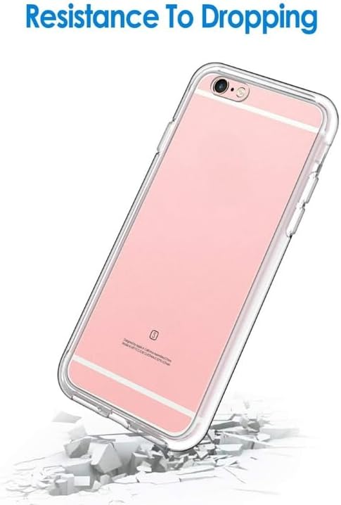 ile uyumlu Şeffaf Clear Silikon Yüksek Kalite Darbeye Dayanıklı Şık Telefon Kılıfı (iPhone 6/6S) - Görsel 3