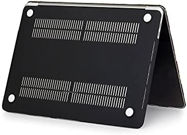 Alternative view of MacBook Pro 13 İnç Kılıf A1425 A1502 Uyumlu Sert Kapak Hard Case Koruyucu Retina 13 Laptop Kılıfı Siyah Mermer Desenli İnce Hafif Tam Koruma Siyah