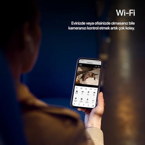 Xenon Smart Ev Kamerası | 2304p 3MP WiFi Mobil Kontrol Sesli 360° Ptz Gece Görüş İç Mekan Kamera - Görsel 3