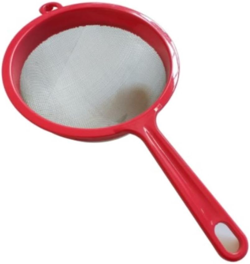 Alternative view of -Plastik Saplı Paslanmaz Çelik Süzgeç - Kırmızı - 17 cm