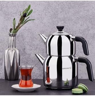 Kappa Siyah Çaydanlık Takımı 2 Litre