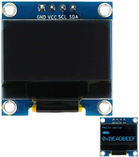 Alternative view of OLED 0.96 inç 128x64 Piksel Ekran Modülü - Mavi
