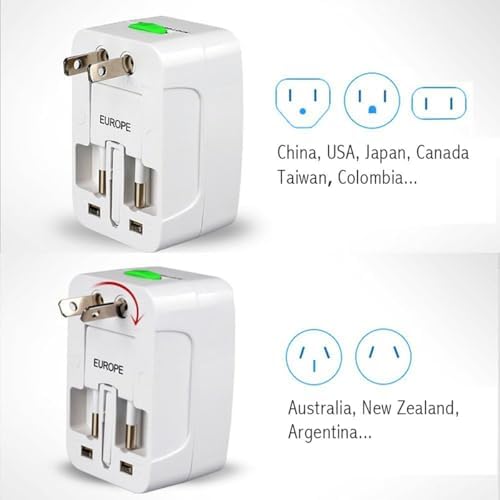 150+ Ülke Universal Çoklu Priz Çevirici Dönüştürücü Seyahat Adaptörü, Amerika, İngiliz, Avrupa, Avustralya, EU US UK AU China Fiş Dönüştürücü - Görsel 3