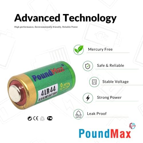 PoundMax Alkalin 5X 4LR44 (4AG13, L1325), 6V | 1x 5'li paket - Görsel 3