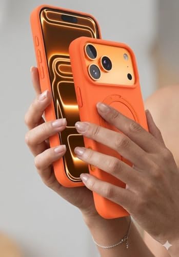 FENOMEN TURUNCU TELEFON KILIFI HERMES ORANGE MAGSAFE UYUMLU STAND OLABİLEN METAL HALKA STANDLI TELEFON KILIFI (iPhone 11) - Görsel 3