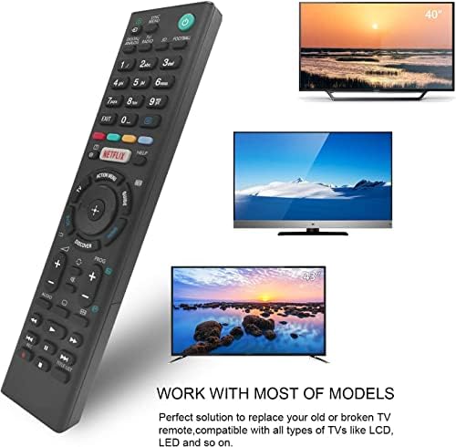 Smart TV için Uygun Netflix Düğmeli Yeni Uzaktan Kumanda - Kurulum Gerektirmez RMT-TX100D RMT-TX200E RMT-TX101J RMT-TX102U RMT-TX102D - Görsel 3