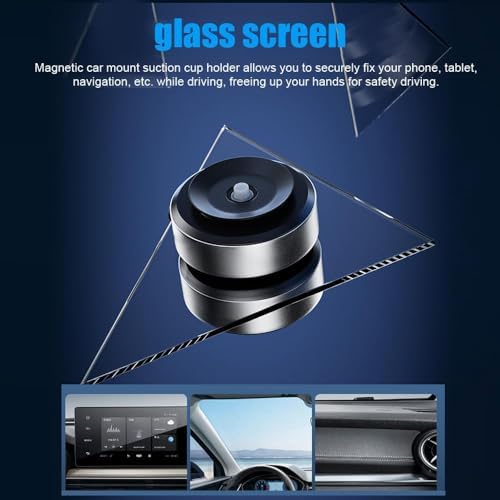 Alternative view of Vakumlu Araç İçi Telefon Tutucu Cama Torpido Üstü Araç Gögse Vakum Sayesin Çok Güçlü Manyetik Tutucu İphone 12-16 pro max Telefon Tutucu Elektronik Vakum Çekici Premium