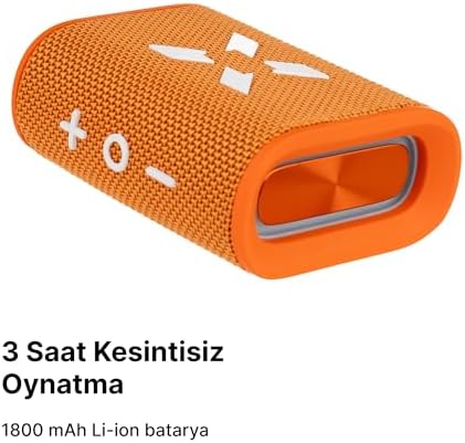 Alternative view of Xenon Smart Bluetooth Kablosuz Su Geçirmez IPX7 RGB TWS Stereo Hoparlör (Turuncu-Beyaz) X6703
