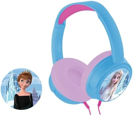Kablolu Kulaklık Disney Frozen Karlar Ülkesi Anna Elsa Çocuk Kulaklığı Lisanslı DY-6513-FR2 11 ADET STİCKER İLE BİRLİKTE - Görsel 3