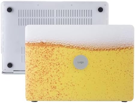 MacBook Pro 13 Baskılı Kılıf A1706 A1708 A1989 A2159 A2251 A2289 A2338 M1 M2 Uyumlu Sert Kılıf İnce Hafif Koruyucu Kapak Sarı - Görsel 3