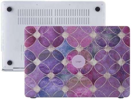 MacBook Air 13 İnç Kılıf Uyumlu A1466 A1369 Çiçek Desenli TPU Kapak İnce Hafif Darbe Önleyici Mat Yüzey UV Lazer Baskı Tam Uyumlu Koruyucu Pembe - Görsel 3