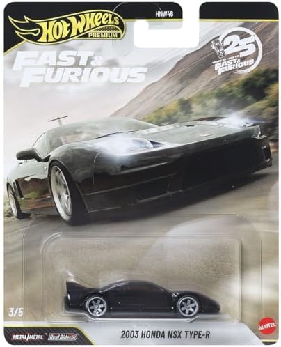 Premium Fast & Furious 25. Yıl 5'li Set BMW M5, Dodge Charger, Honda NSX Type-R, Dodge Challenger, Land Cruiser, Die-Cast Metal Arabalar HNW46 979Q - Görsel 2