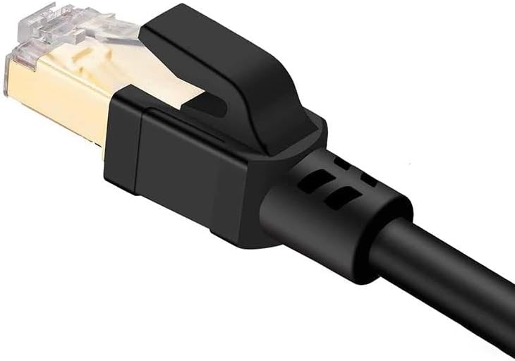 Tkz 1352 Cat8 0.5 Metre 40Gbps S/Ftp 2000MHz Yüksek Hızlı 26 AWG kablo, S/Ftp Esnek Korumalı Bükümlü Çift 25/40 Gb/sn RJ45 8P8C Altın Kaplama Cat8 İnternet Kablosu (0.5 METRE CAT8 1352) - Görsel 3