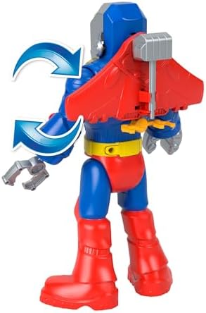 Imaginext DC Super ™ Superman™ Insider ve Exo Kostümü Imaginext DC Super Superman Insider ve Exo Kostümü, ışıklı ve sesli robot, 6 parça JCT47