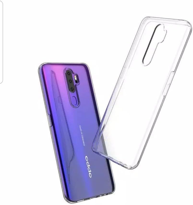 ile uyumlu Şeffaf Clear Silikon Yüksek Kalite Darbeye Dayanıklı Şık Telefon Kılıfı (Oppo A5 2020/A9 2020) - Görsel 2