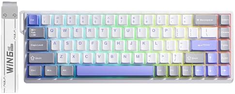 Alternative view of Aula Win68 He Max Manyetik Klavye Rapid Trigger Wing Chun Switch 8000Hz RGB TKL Hot Swap Oyuncu Klavyesi Mavi