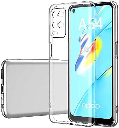 Oppo A54 ile uyumlu Kapak Kamera Korumalı Süper Silikon Şeffaf Kılıf - Görsel 3