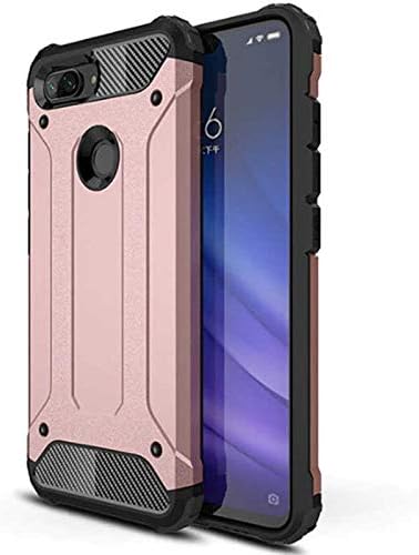 Alternative view of Xiaomi Mi 5X / Mİ A1 ile uyumlu Çİft Katman Koruyucu Crash Military Tank Kılıf - Rose Gold